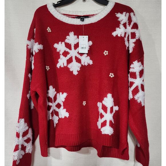 Christmas snowflake sweater by 33 degrees women's XXL - Picture 1 of 7